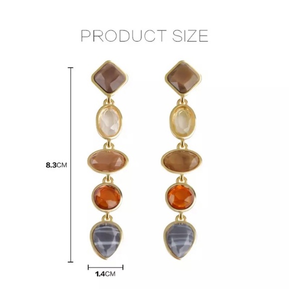 NEW!💙💎STATEMENT DROPS💎💙BEAUTIFUL CREATED GEMS! - Picture 5 of 8